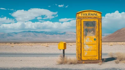 Desert Telephone Box