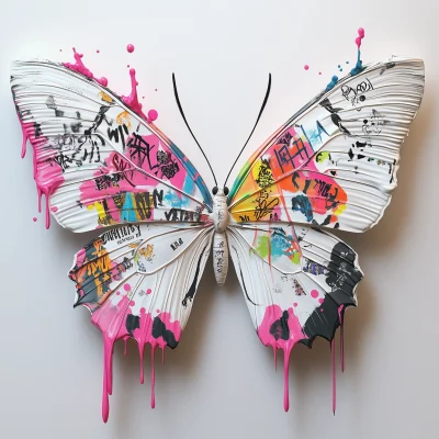 Butterfly in Graffiti