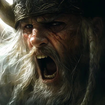 Viking Warrior Portrait