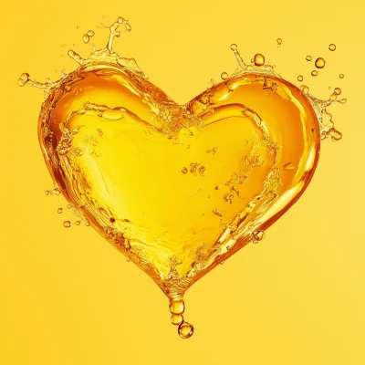 Heart Shape in Oil