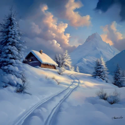 Snow Covered Landscape