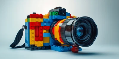 Colorful LEGO Toy Camera