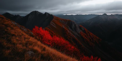 Vibrant Fall Mountain Landscape