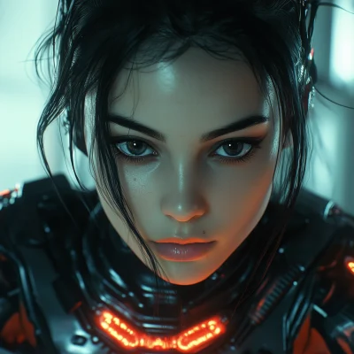 Cyberpunk Female Profile Picture