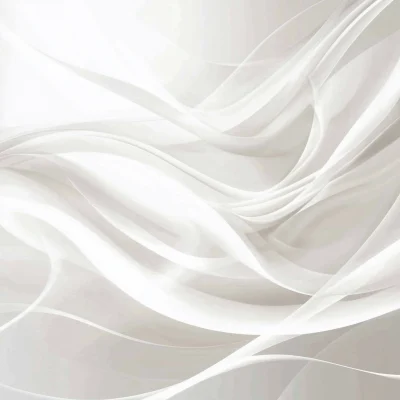 Abstract White Wavy Background