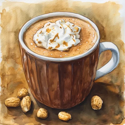 Peanut Butter Hot Chocolate