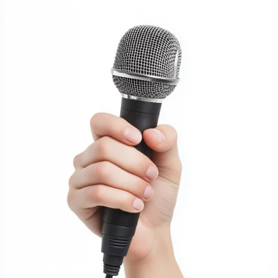 Microphone in Hand