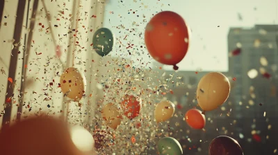 Vintage Confetti Celebration