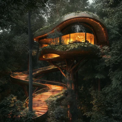 Futuristic Treehouse