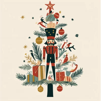 Whimsical Christmas Tree Design