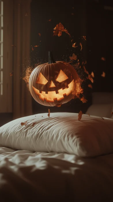 Bouncing Halloween Pumpkin