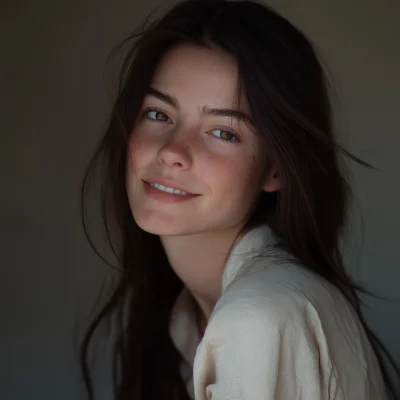 Friendly Young Woman Profile Photo