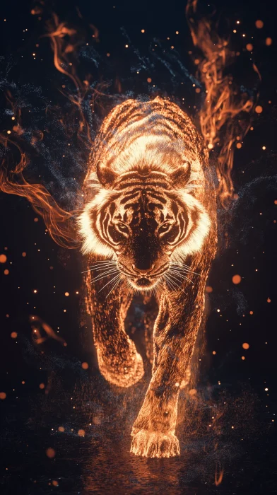 Ethereal Fire Tiger