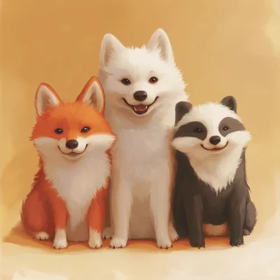 Concept Art of Three Critters