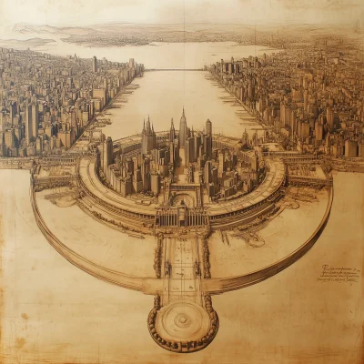 New York City by Leonardo