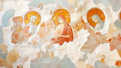 Ornate Church Fresco