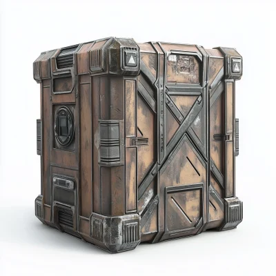 Damaged Sci-Fi Crate