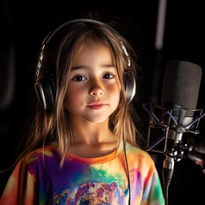 Cute Young Singer