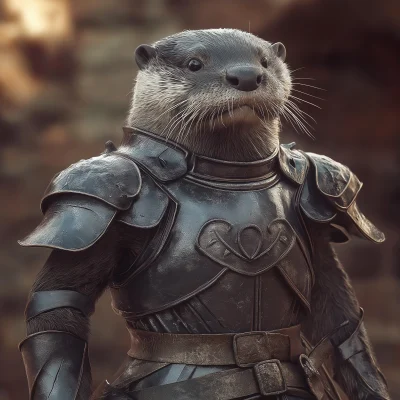 Otter in Battle Armor