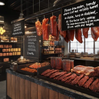 Modern Meat Shop Display