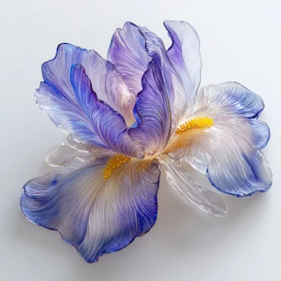 Delicate Iris Petal Accessory