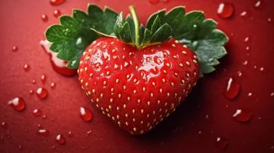 Heart Shaped Strawberry