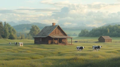 Cozy Cabin in the Meadow