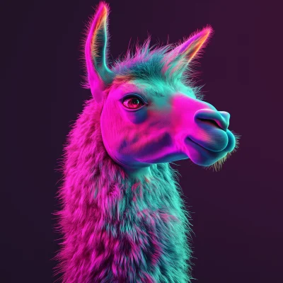 Neon Llama