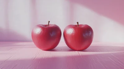 Two Identical Apples