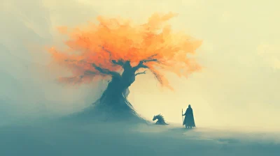 Traveler and the Yggdrasil Tree