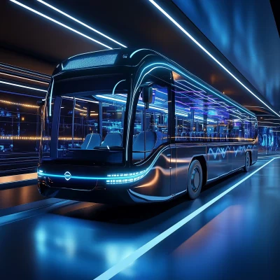 Futuristic Autonomous Bus