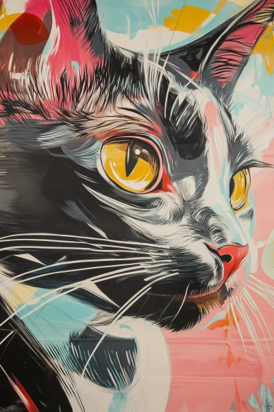 Cat by David Salle