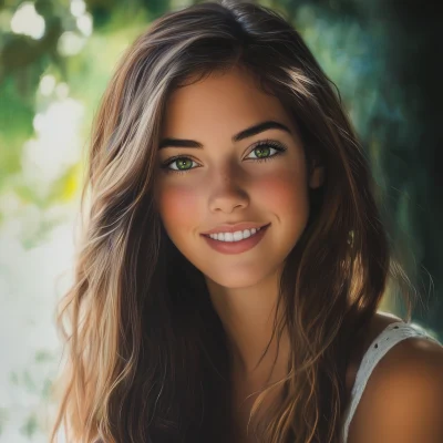 Beautiful Young Woman Portrait