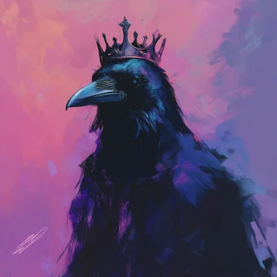 Mythological Crow King