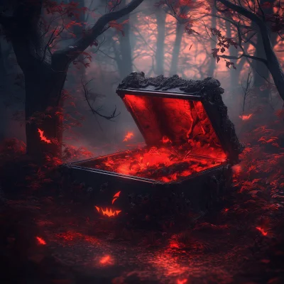 Magical Halloween Casket