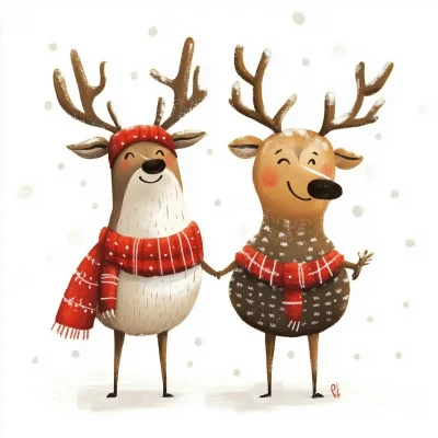 Funny Christmas Illustrations