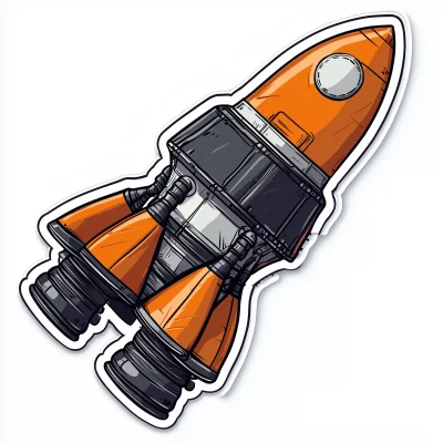 Rocket Engine Sticker