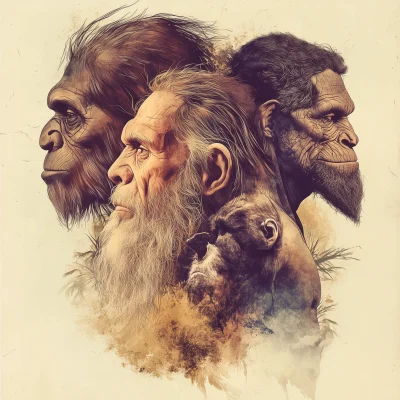 Human Evolution Graphic