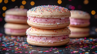 Festive Ice Cream Sandwiches