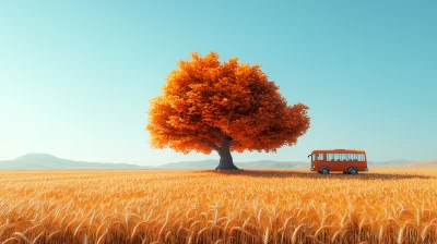 Autumn Wheat Fields