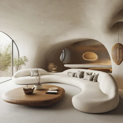 Flintstone Inspired Living Room