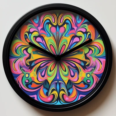 Psychedelic Clock