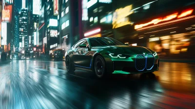 Futuristic BMW i4