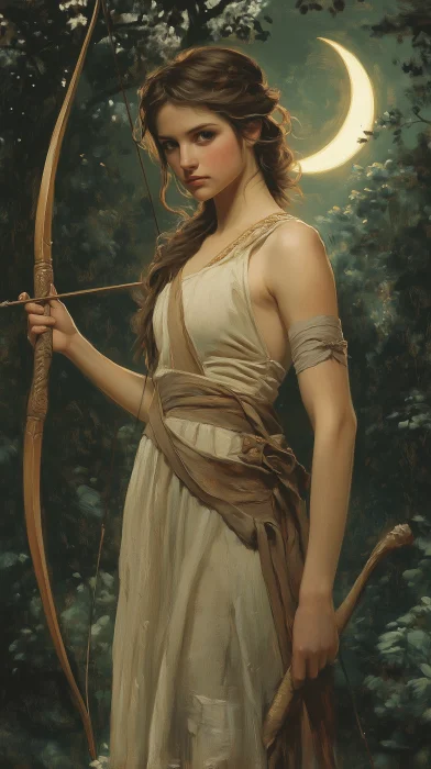 Artemis in the Forest