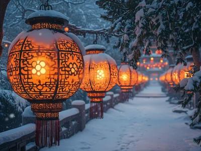 Winter Garden Lanterns