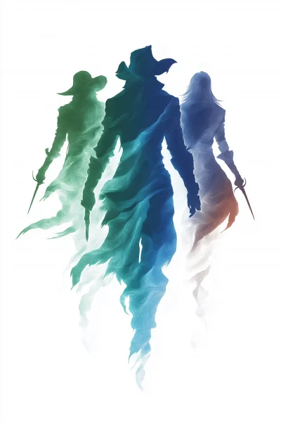 The Three Musketeers Silhouette