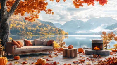 Autumn Terrace Relaxation