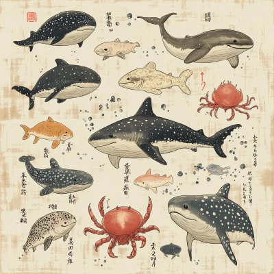 Cute Japanese Sea Creatures