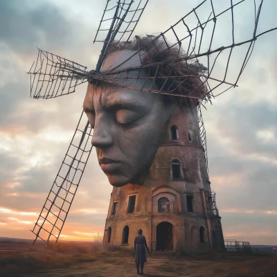 Surreal Windmill