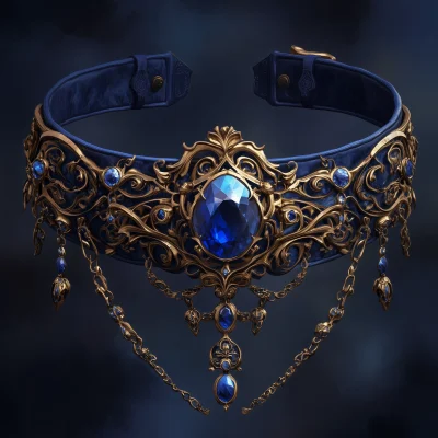 Ornate Belt of Sapphire Mastery